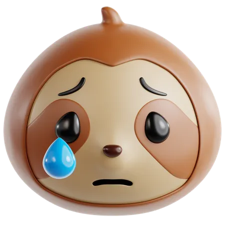 Sad Sloth  3D Icon