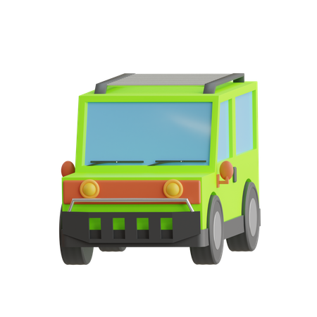 Safari Car  3D Icon