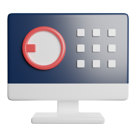 Safe  3D Icon
