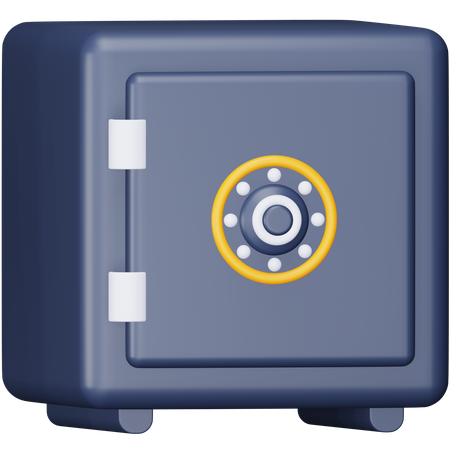 Safe  3D Icon