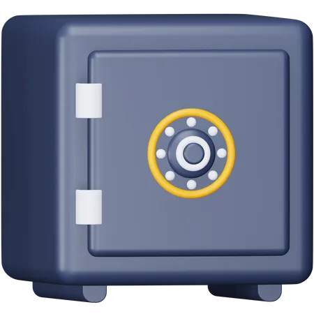 Safe  3D Icon