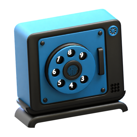 Safe  3D Icon