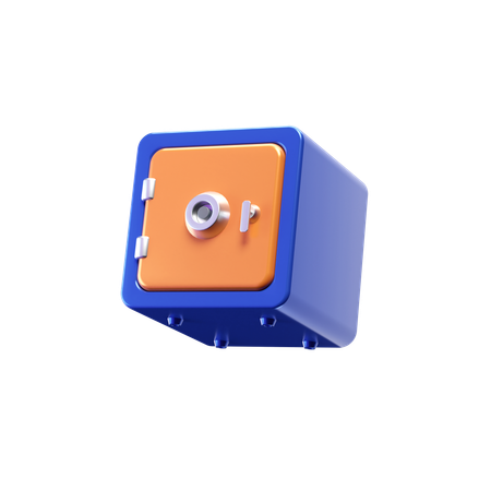 Safe  3D Icon