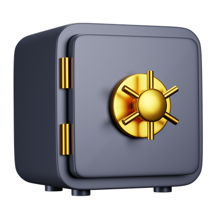 Safe  3D Icon