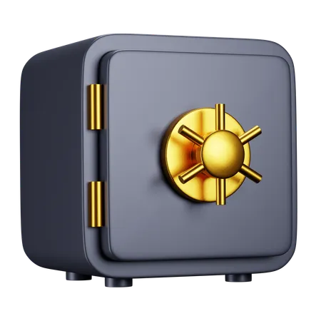 Safe  3D Icon