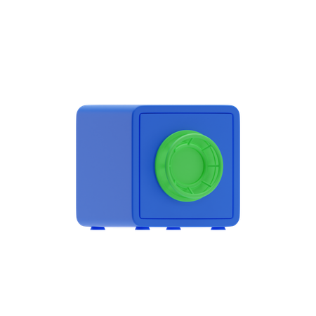 Safe  3D Icon