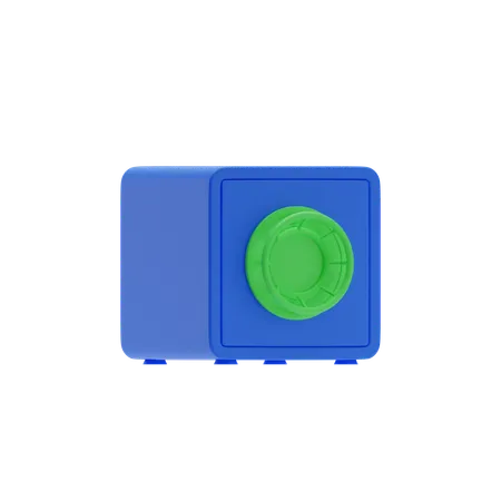 Safe  3D Icon