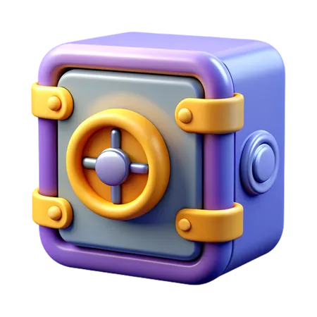 Safe  3D Icon