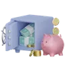 Safe And Piggy Bank