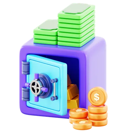 Money Saving 3 D Icon Illustration 3D Icon