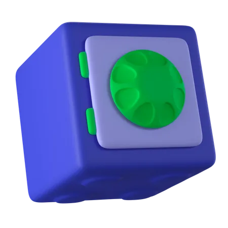 Safe Box 3 D Illustration 3D Icon