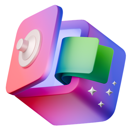 セーフティボックス  3D Icon