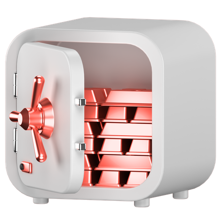 セーフティボックス  3D Icon