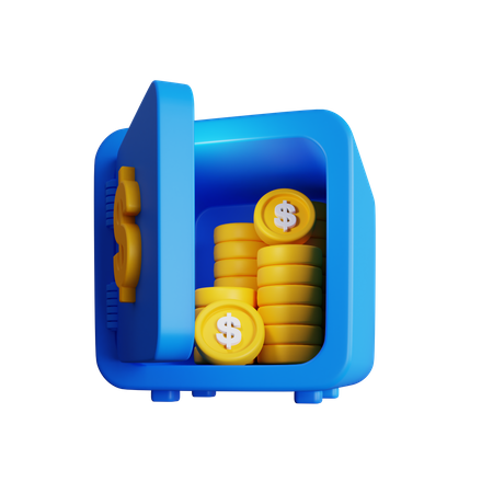 Safe Box  3D Icon