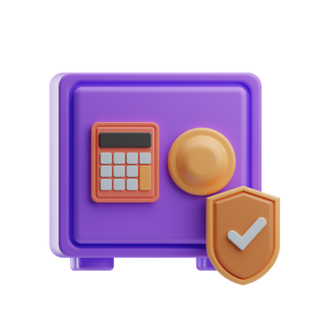 Safe Box  3D Icon