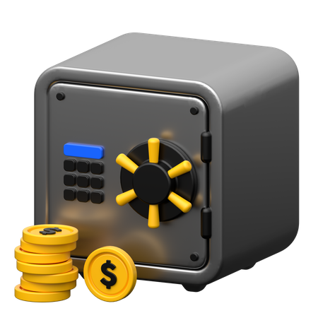 Safe Box  3D Icon