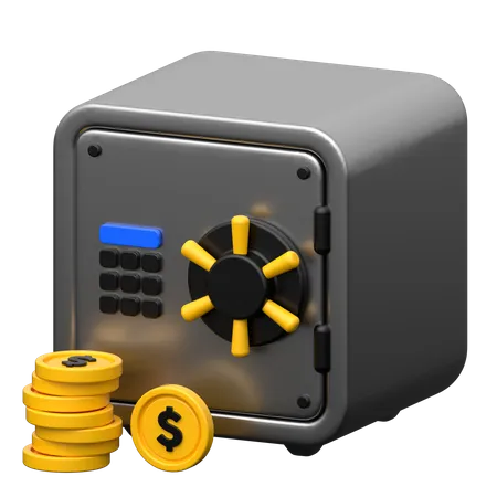 Safe Box  3D Icon