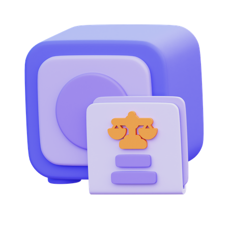 Safe Box  3D Icon