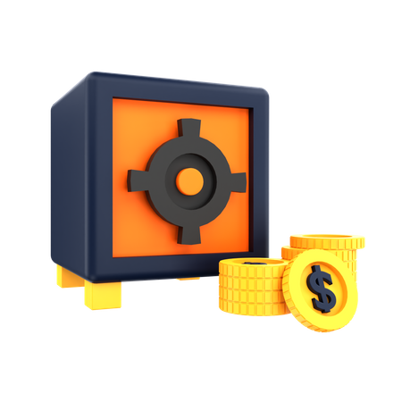 Safe Box  3D Icon