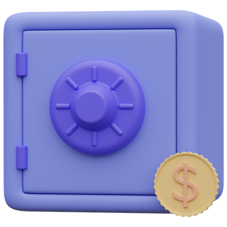 Safe Box  3D Icon