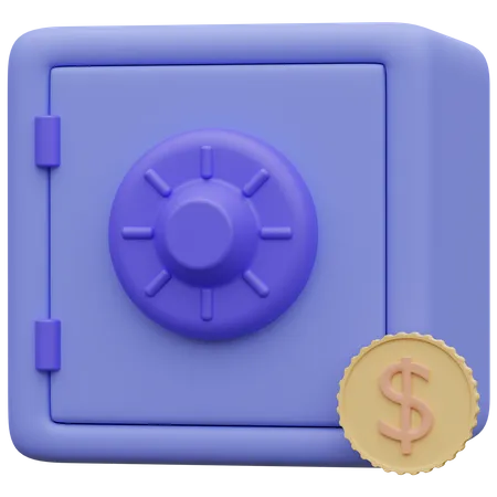 Safe Box  3D Icon