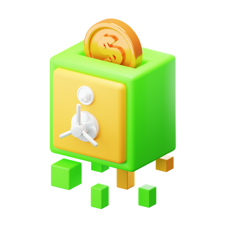 Safe Box  3D Icon