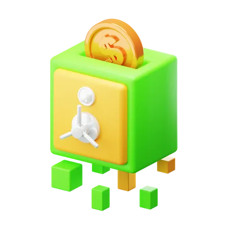 Safe Box  3D Icon