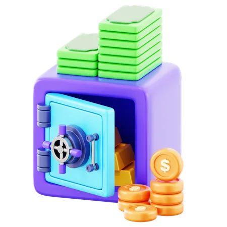 Safe Box  3D Icon