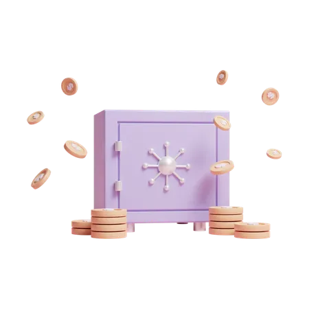 Safe Box  3D Icon