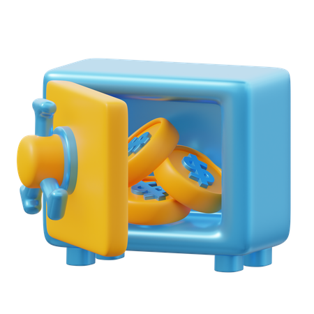 Safe Box  3D Icon