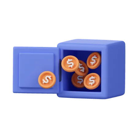 Safe Box  3D Icon