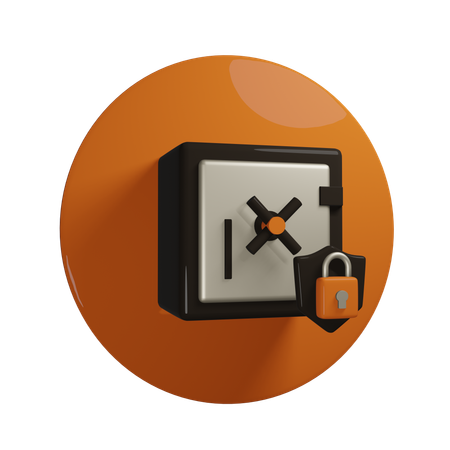 Safe Box  3D Icon