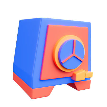 Safe Box  3D Icon