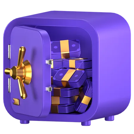 Safe Box  3D Icon