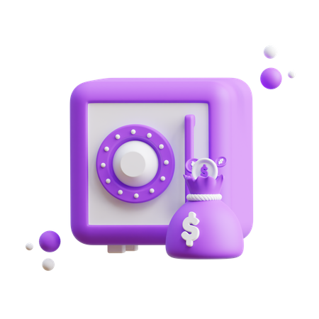 Safe Box  3D Icon