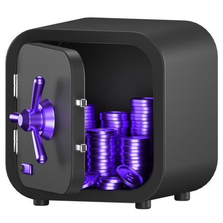 Safe Box  3D Icon