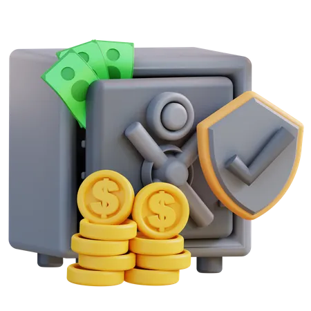 Safe Box  3D Icon