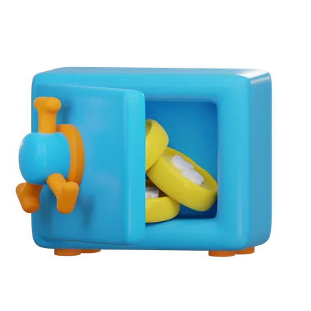 Safe Box  3D Icon