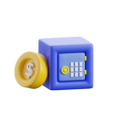 Safe Box  3D Icon