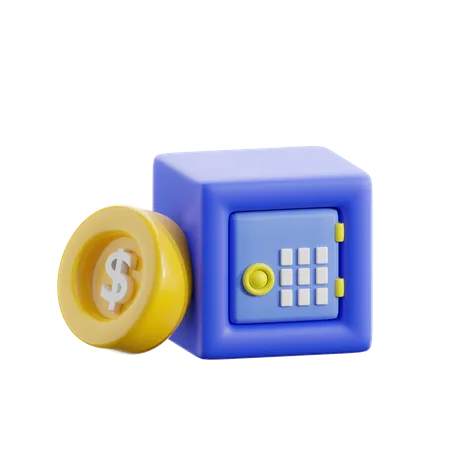 Safe Box  3D Icon