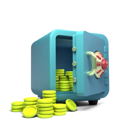 Safe Box  3D Icon