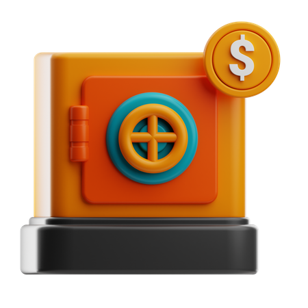 Safe Box  3D Icon