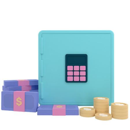 Safe Box  3D Icon