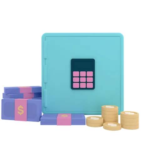 Safe Box  3D Icon