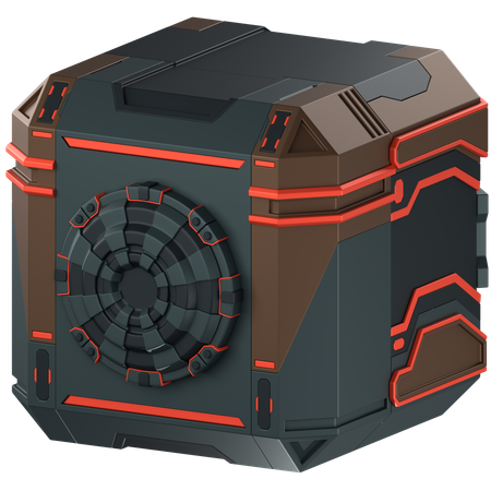 Safe Box  3D Icon