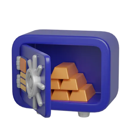 Safe Box  3D Icon