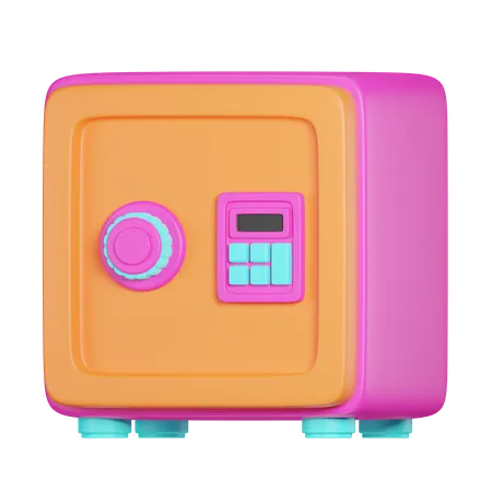 Safe Box  3D Icon