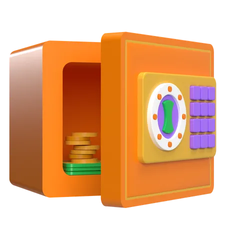 Safe Box  3D Icon