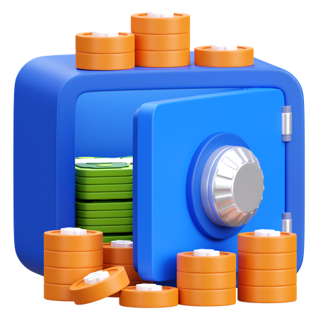 Safe Box  3D Icon