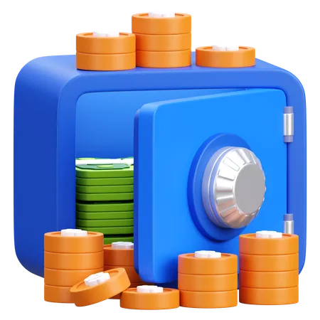 Safe Box  3D Icon